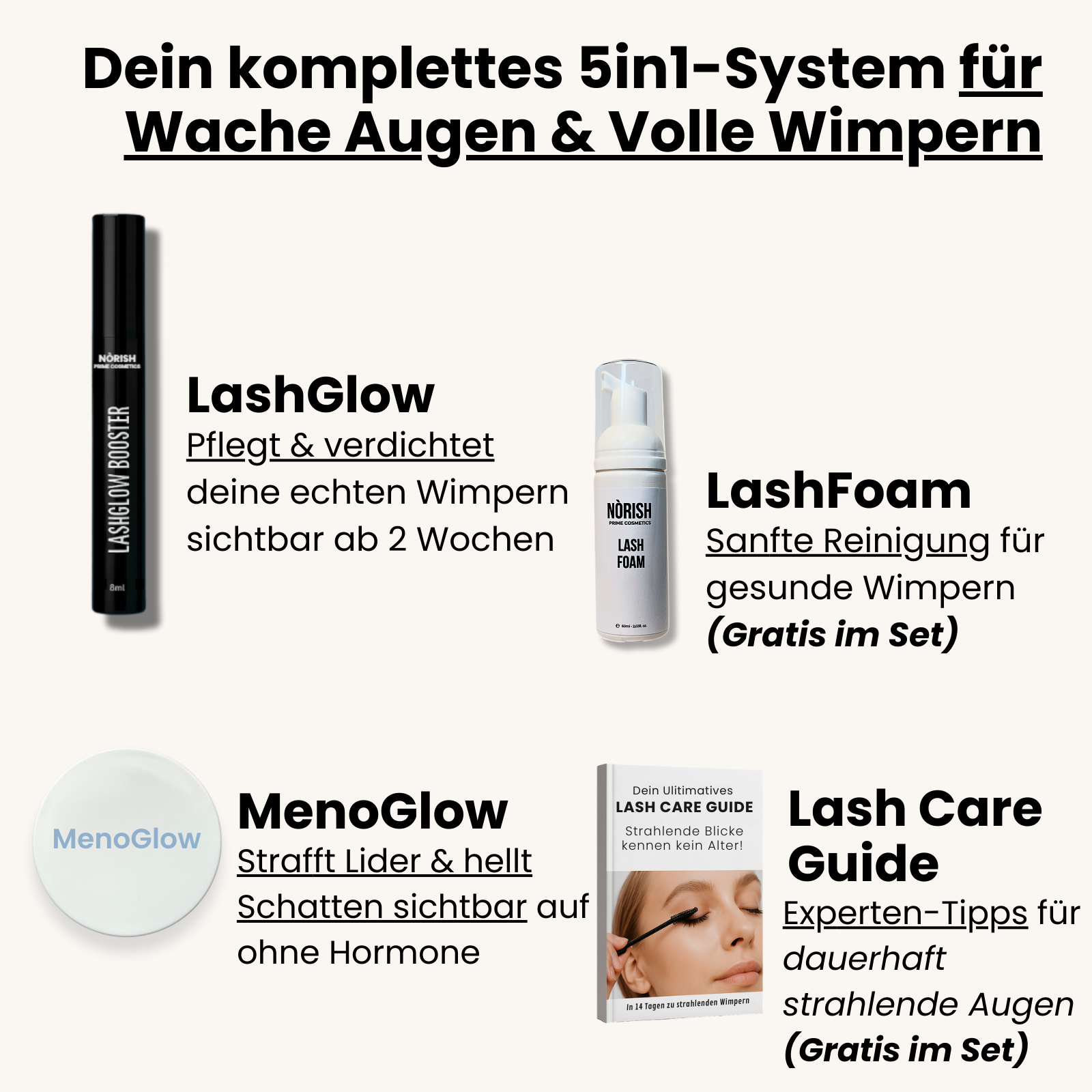 5in1-System für wache Augen & volle Wimpern