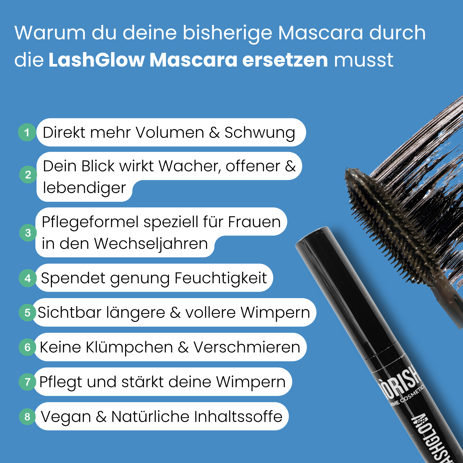 LashGlow Mascara - Strahlende Wimpern
